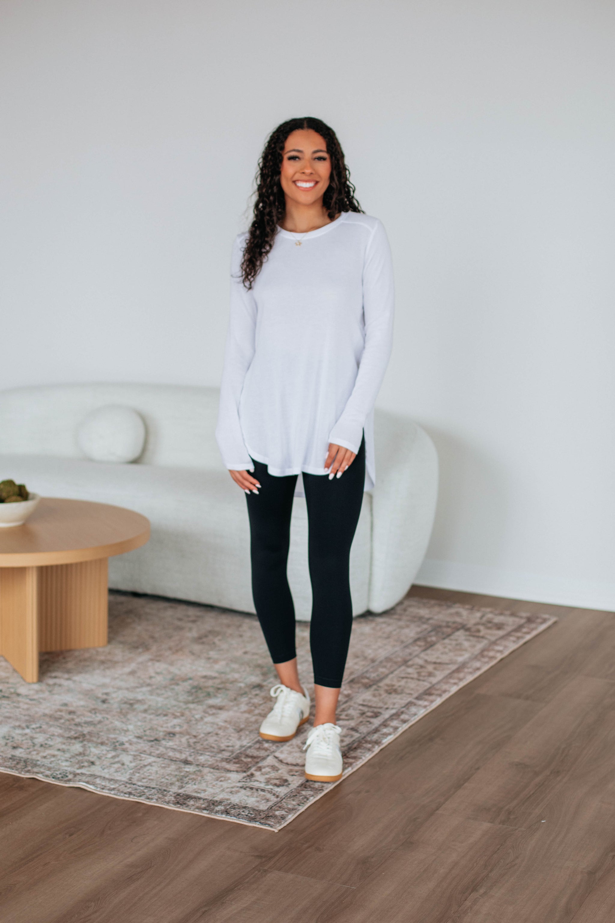 Jardin Long Sleeve Top - Ivory