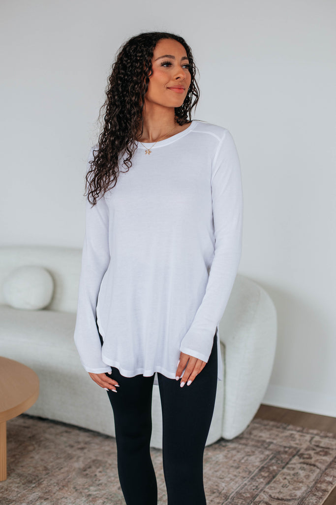 Jardin Long Sleeve Top - Ivory