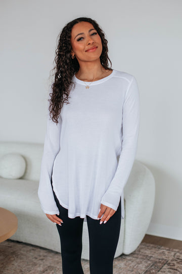 Jardin Long Sleeve Top - Ivory