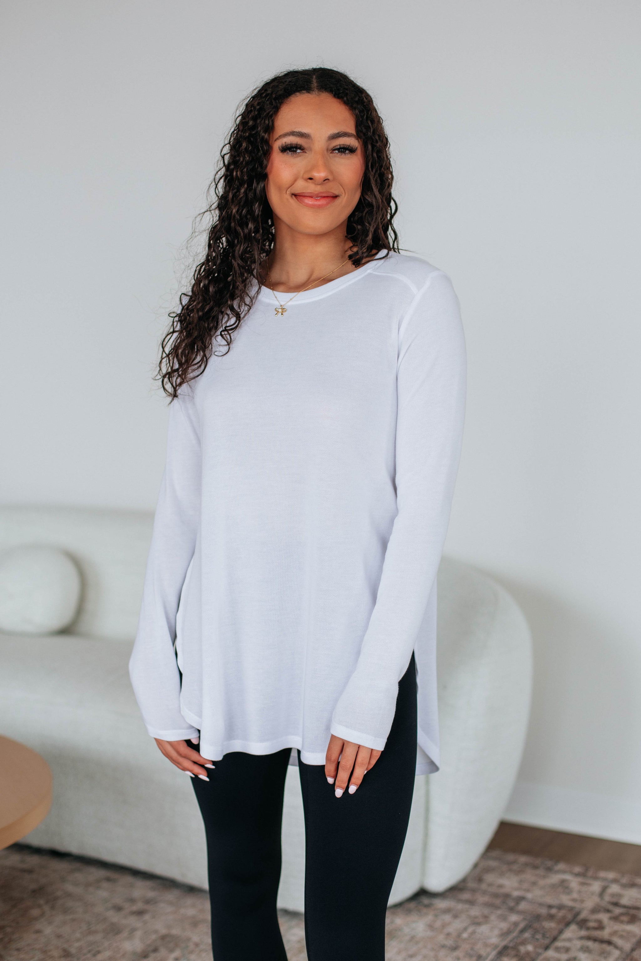 Jardin Long Sleeve Top - Ivory