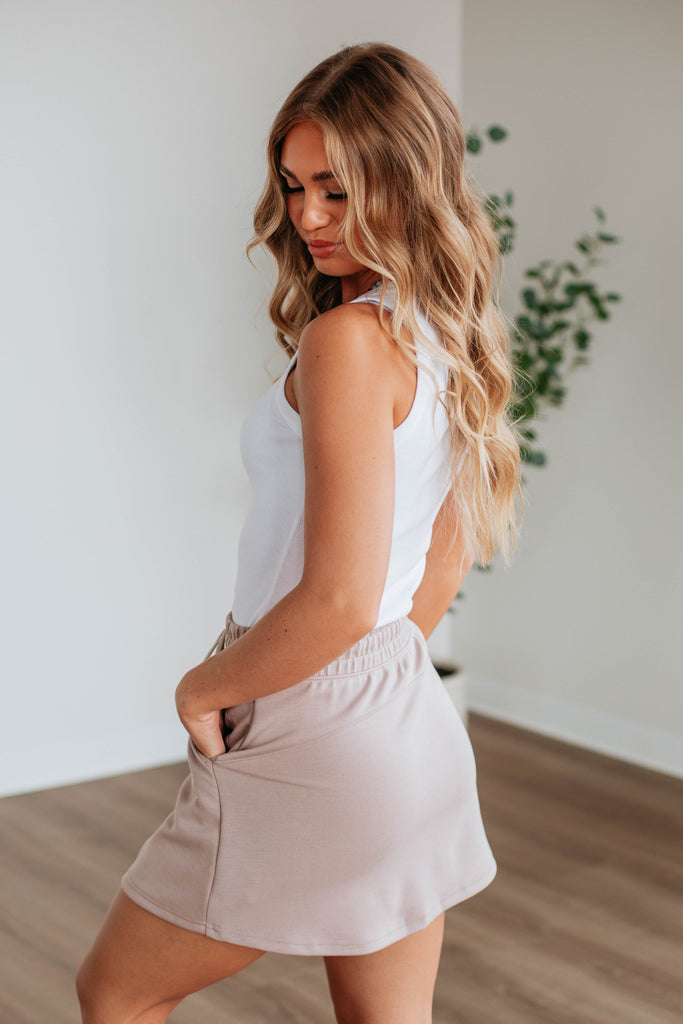 Sweet Victory Skirt - Latte