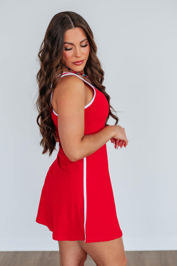 Kamdyn Active Dress - Red