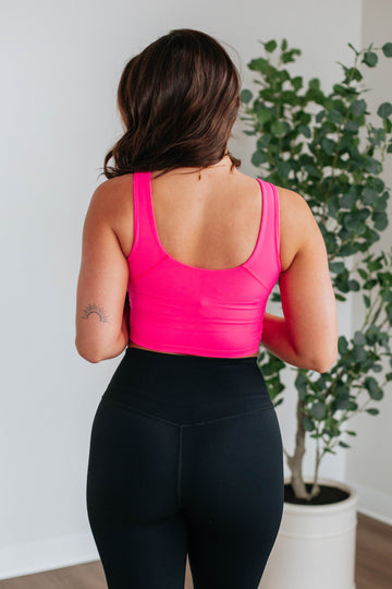 Ailani Active Top - Hot Pink