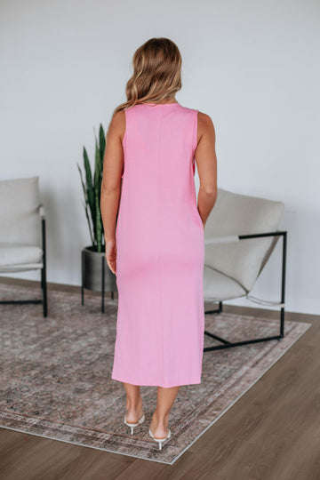 Alina Two-Piece Dress Set - Bubblegum