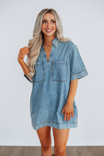 Ameia Denim Dress