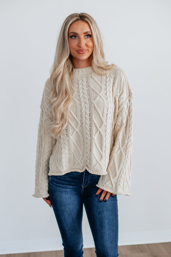 Anna Cable Knit Sweater