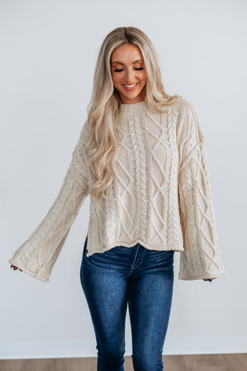Anna Cable Knit Sweater