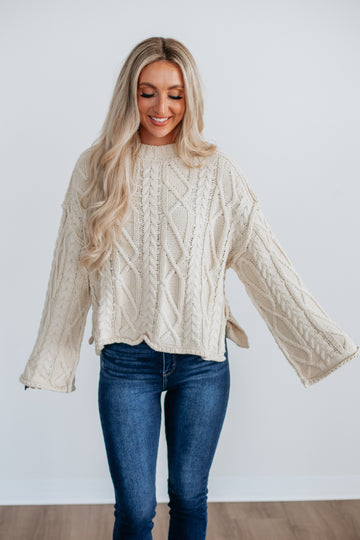 Anna Cable Knit Sweater