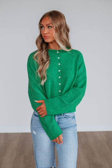 Brooke Cardigan - Kelly Green