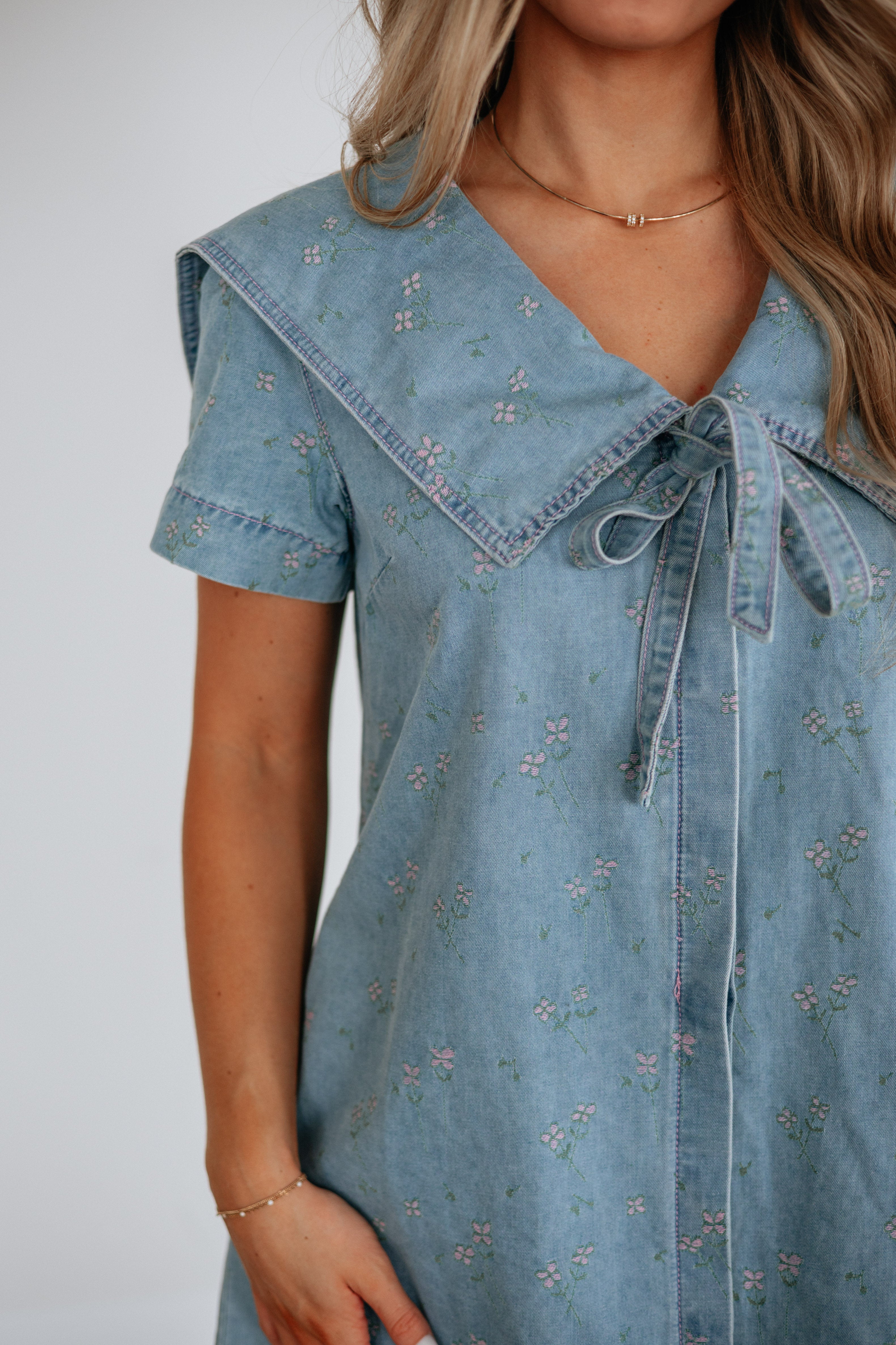 Brenda Denim Dress – Wild Oak Boutique