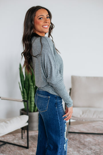 Ashby Dolman Top - Grey