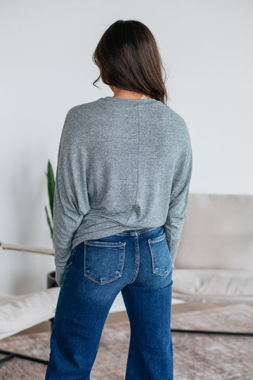 Ashby Dolman Top - Grey