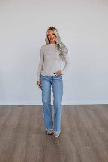Audra Basic Top - Oatmeal