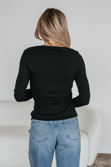 Audra Basic Top - Black