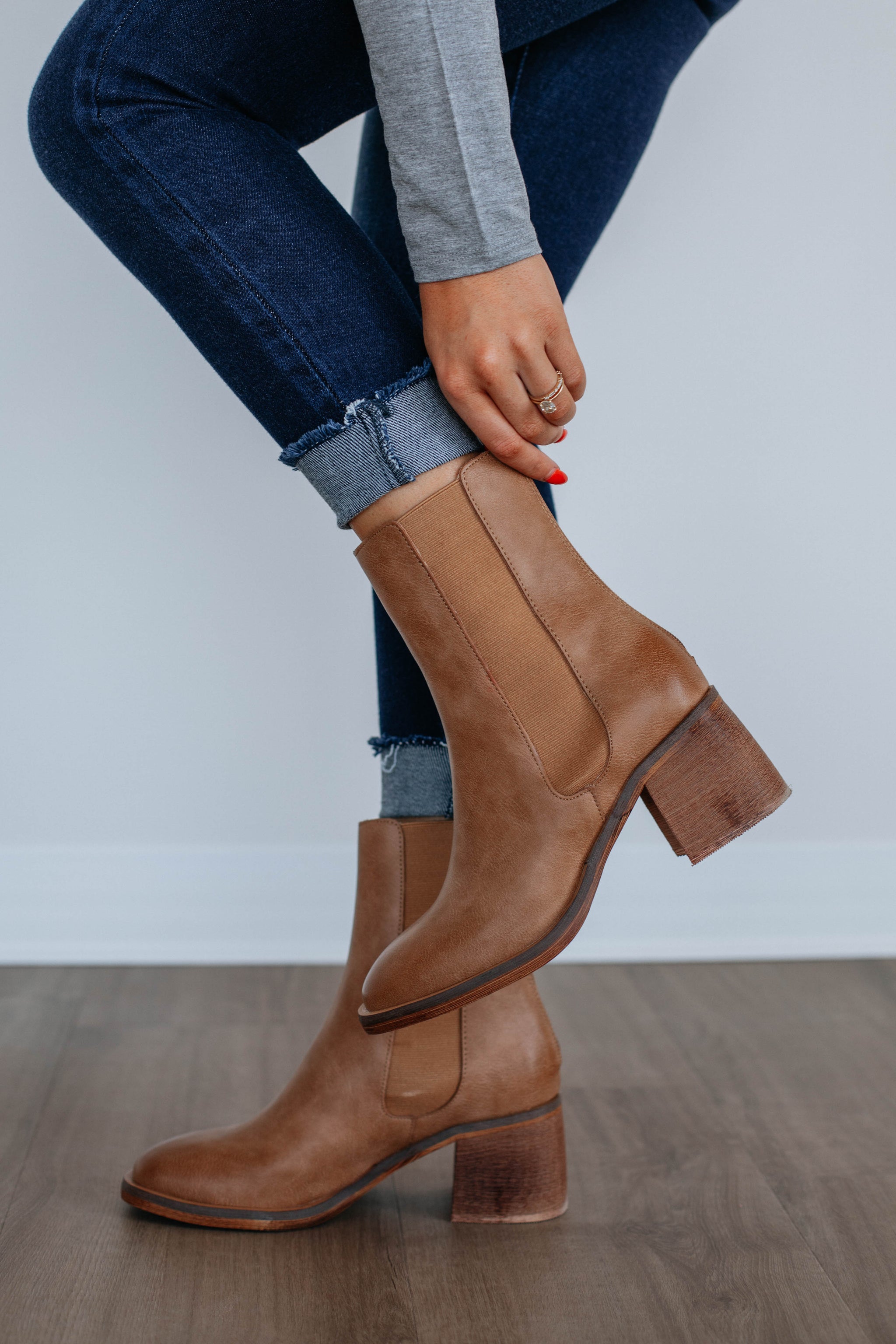 Back On The Scene Boots - Caramel