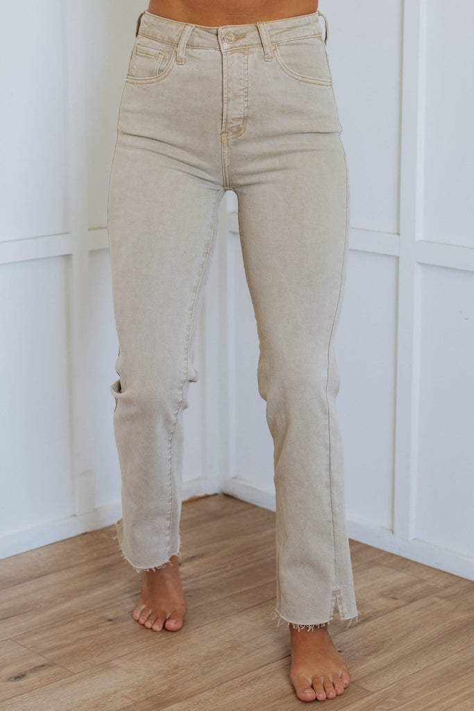 Nayla Risen Jeans - Sand
