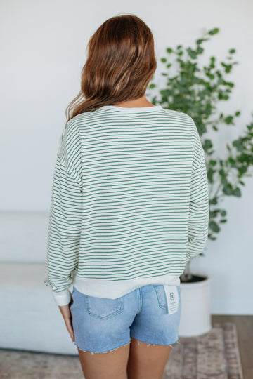 Beach Striped Sweatshirt
