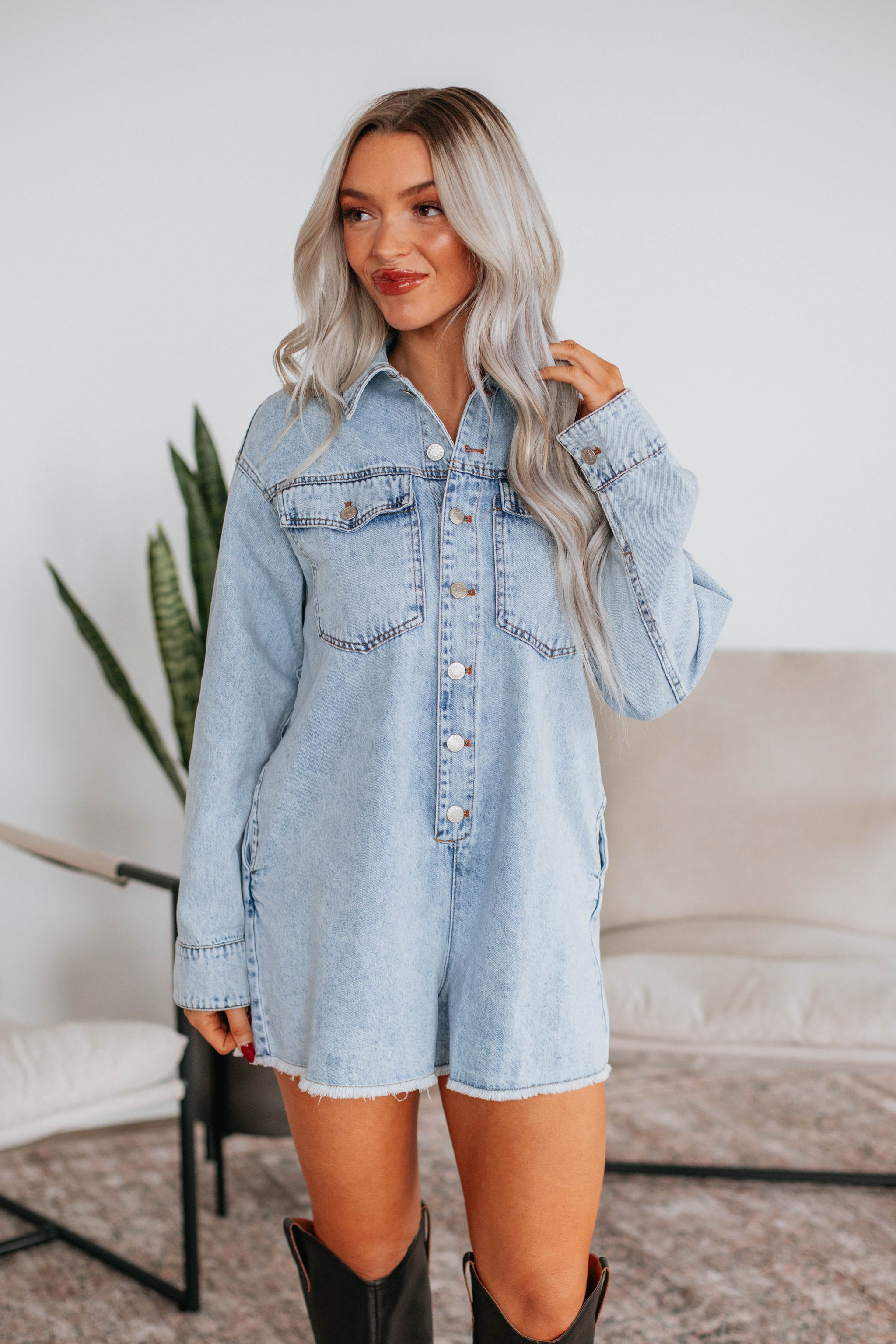 Bennington Denim Romper