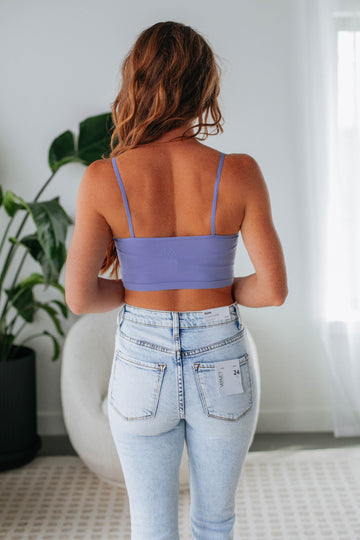 Bradshaw Ribbed Tank - Periwinkle