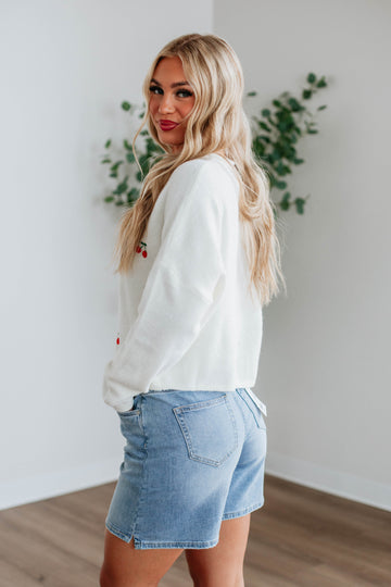 Brooke Cherry Cardigan