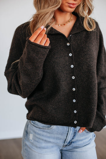 Brooke Cardigan - Espresso