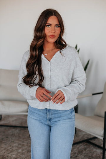 Brooke Cardigan - Light Grey