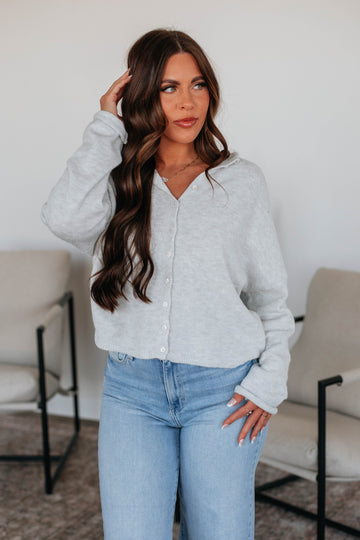 Brooke Cardigan - Light Grey