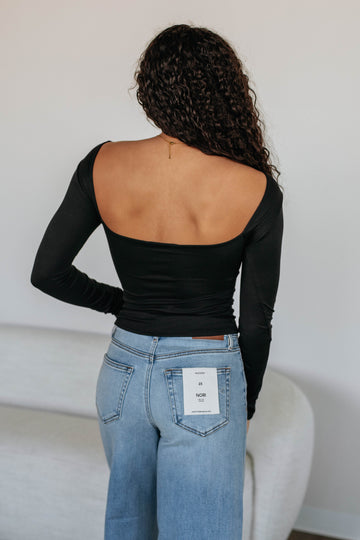 Ronin Long Sleeve Top - Black