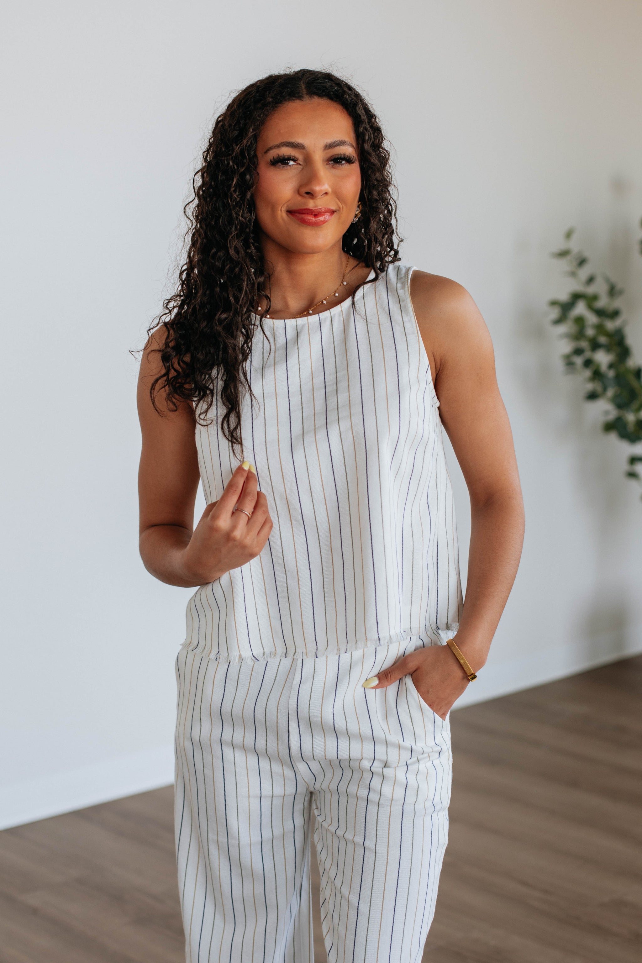 Reyna Striped Top