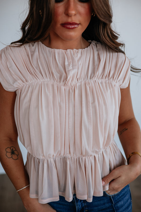 Sutton Peplum Top