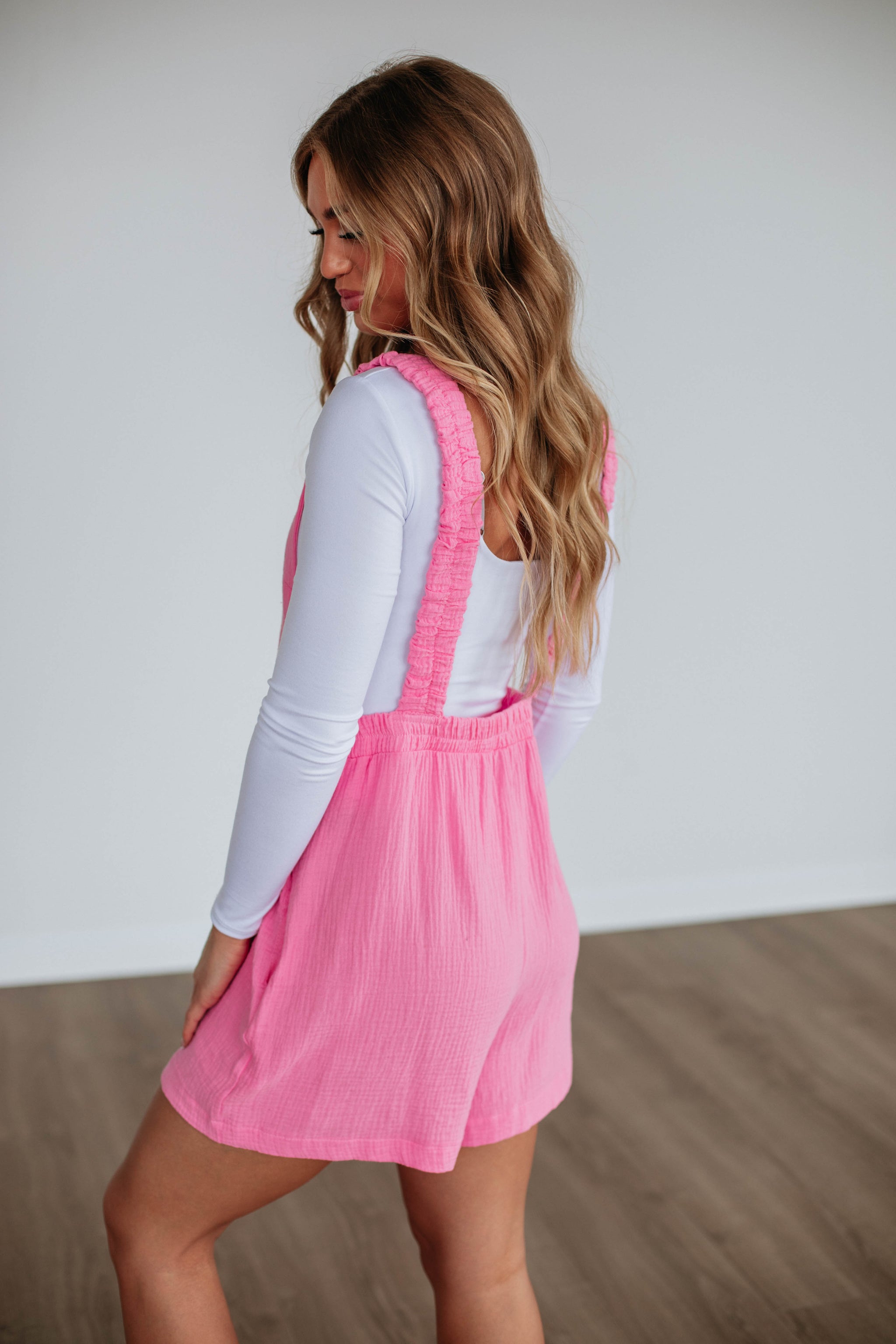 Chamberly Romper - Bubblegum