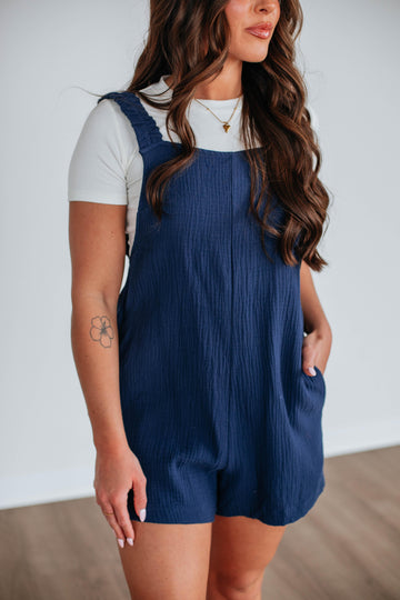Chamberly Romper - Navy