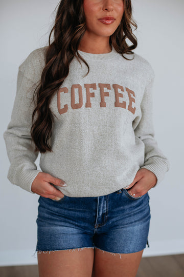 Coffee Knit Sweater
