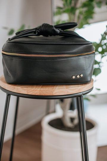 Lindsay Cosmetic Bag - Black