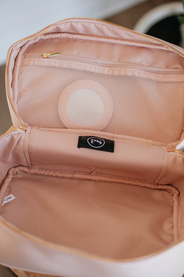 Lindsay Cosmetic Bag - Blush
