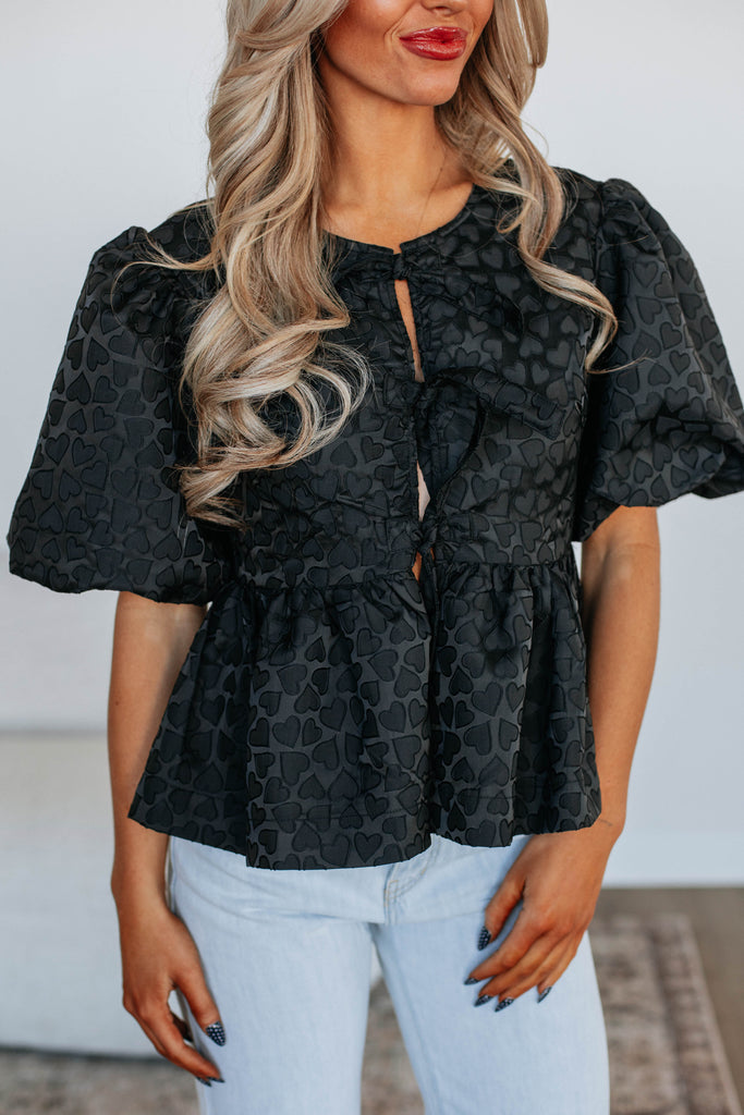 Could Be Us Top - Black
