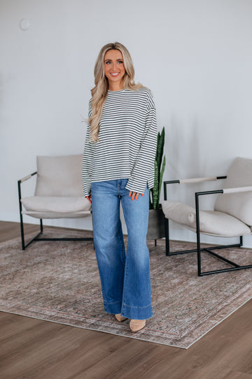 Bowden Striped Top