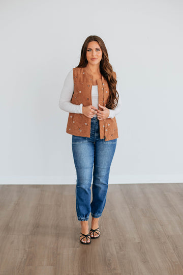 Daisy Corduroy Vest