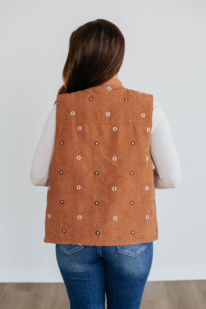 Daisy Corduroy Vest