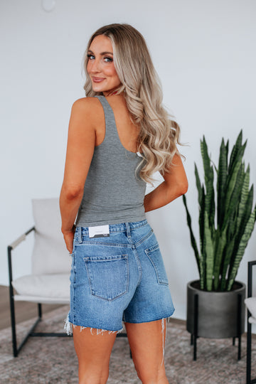 Delta Basic Tank - Charcoal