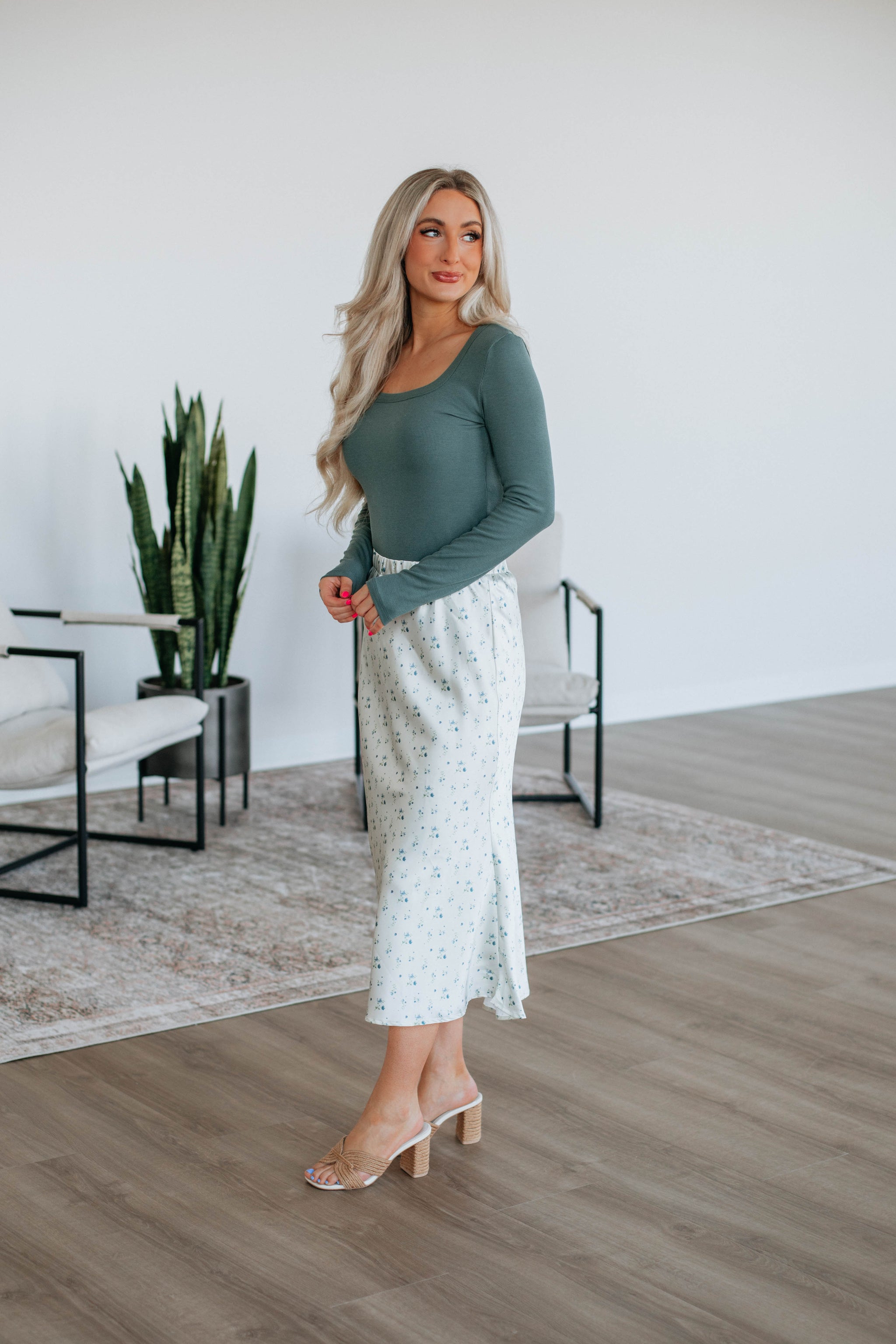 Denalia Floral Skirt