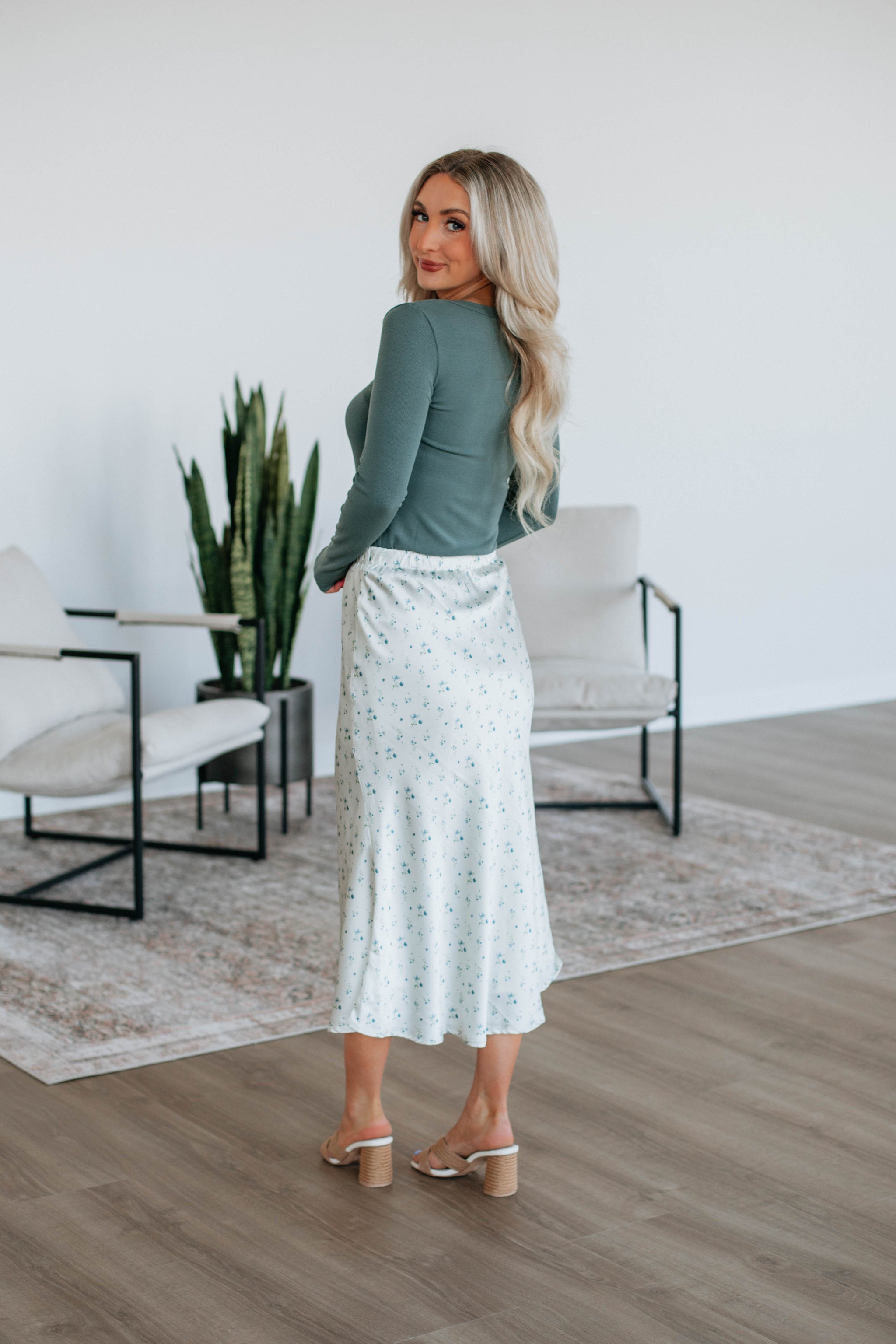 Denalia Floral Skirt