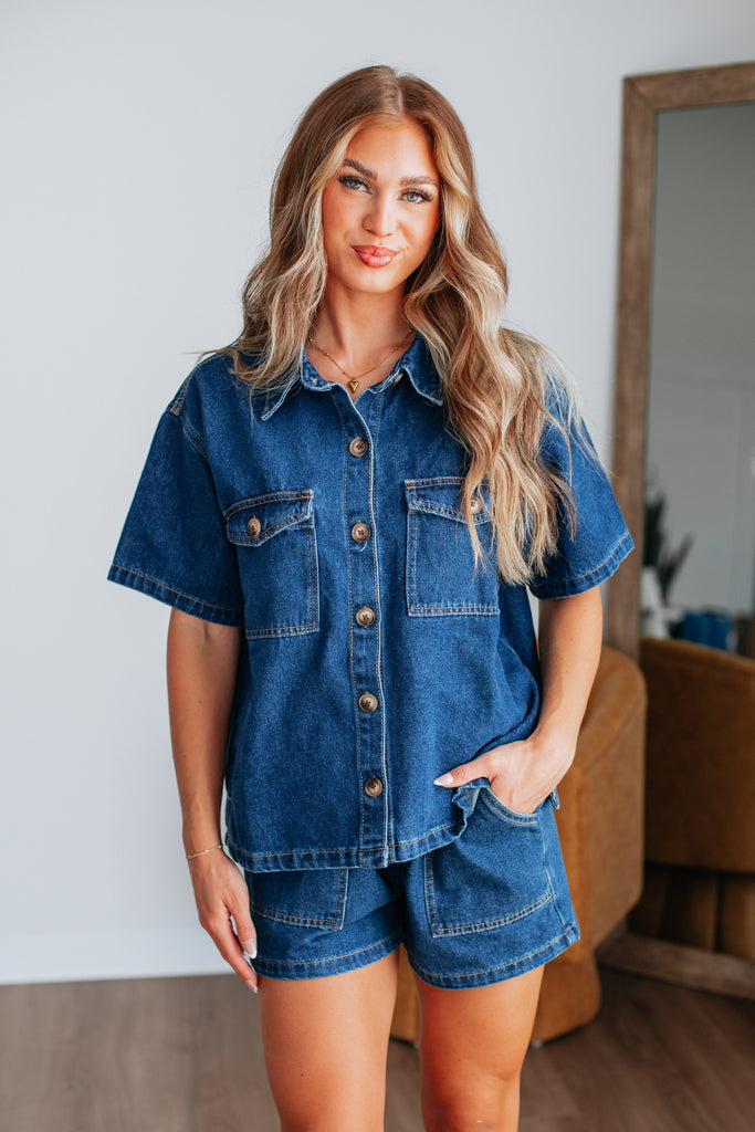Kiena Denim Top