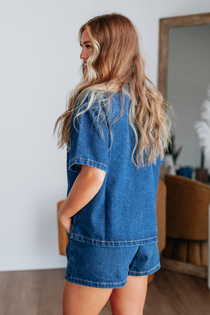Kiena Denim Top