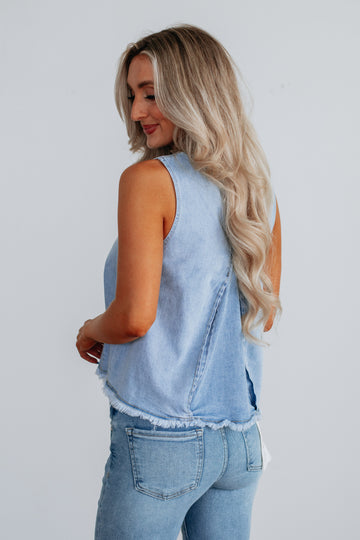 Wynona Denim Top
