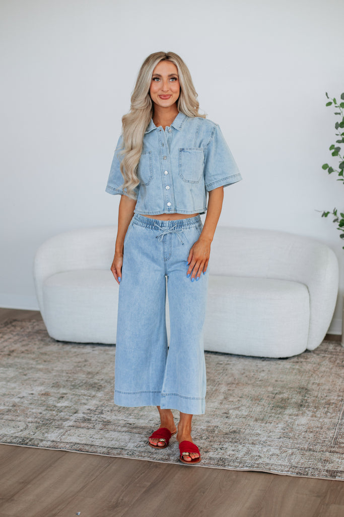 McKenna Mica Denim Top