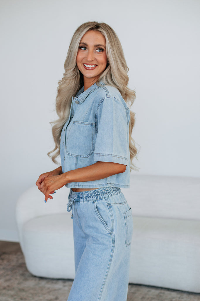 McKenna Mica Denim Top