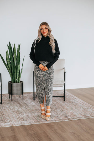 Desirae Leopard Skirt