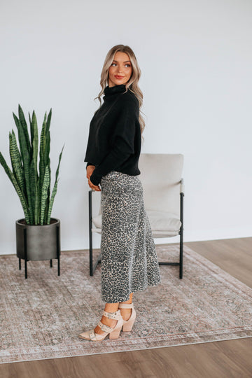Desirae Leopard Skirt