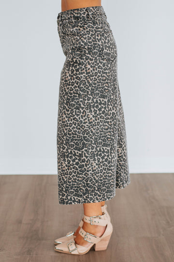 Desirae Leopard Skirt